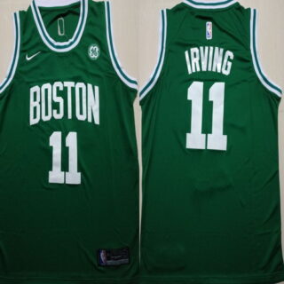 Celtics 11 Kyrie Irving Green Nike Swingman Jersey