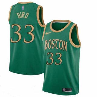 Celtics #33 Larry Bird Green Basketball Swingman City Edition 2019 20 Jersey