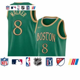 Celtics #8 Kemba Walker Green Basketball Swingman City Edition 2019 20 Jersey