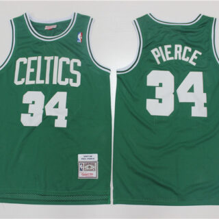 Celtics 34 Paul Pierce Green 2007-08 Hardwood Classics Swingman Jersey