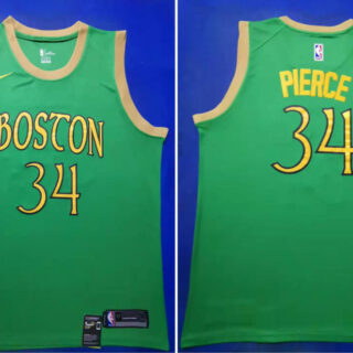Celtics 34 Paul Pierce Green 2019-20 City Edition Swingman Jersey