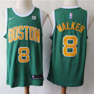 Celtics 8 Kemba Walker Green Earned Edition Nike Swingman Jersey