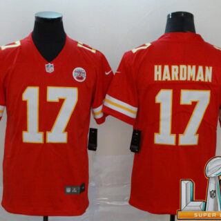 Cheap Super Bowl LV 2021 Men Kansas City Chiefs 17 Haroman Red Nike Vapor Untouchable Limited NFL Jersey