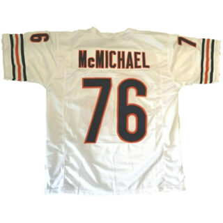 Men's Chicago Bears #76 Steve McMichael White Jerseys