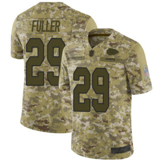 Chiefs #29 Kendall Fuller Camo Men's Stitched Football Limited 2018 Salute To Service Jersey
