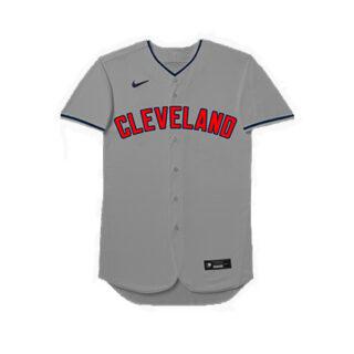 Cleveland Guardians Men's Nike Gray Road 2021 Authentic Official Team MLB Jersey