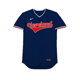 Cleveland Guardians Men's Nike Navy Alternate 2021 Authentic Team MLB Jersey