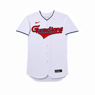 Cleveland Guardians Men's Nike White Home 2021 Authentic Team MLB Jersey