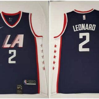 Clippers 2 Kawhi Leonard Black City Edition Nike Swingman Jersey