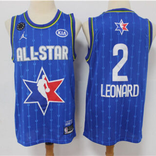 Clippers 2 Kawhi Leonard Blue 2020 NBA All-Star Jordan Brand Swingman Jersey