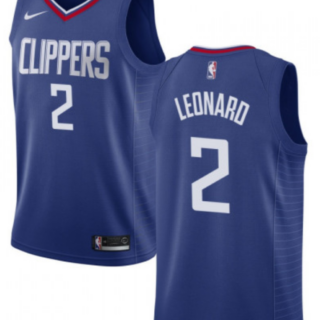 Clippers 2 Kawhi Leonard Blue Nike Swingman Jersey