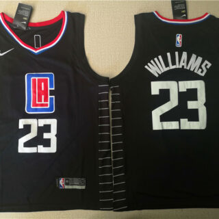 Clippers 23 Lou Williams Black Nike Swingman Jersey