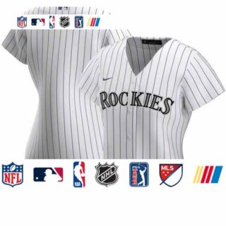 Colorado Rockies Nike Women's Home 2020 MLB Team Jersey White