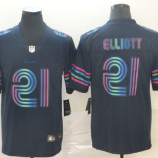 Cowboys 21 Ezekiel Elliott Navy City Edition Vapor Untouchable Limited Jersey