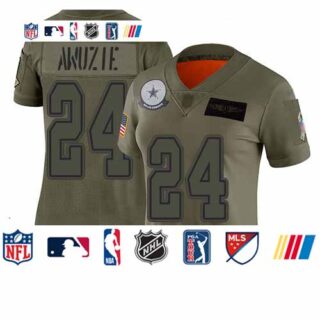 Cowboys #24 Chidobe Awuzie Camo Women's Stitched Football Limited 2019 Salute to Service Jersey