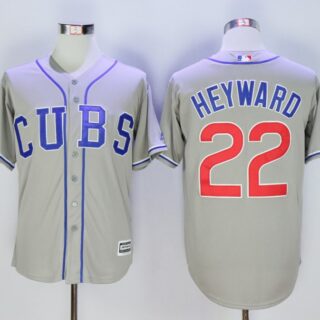 Cubs 22 Jason Heyward Gray Cool Base Jersey