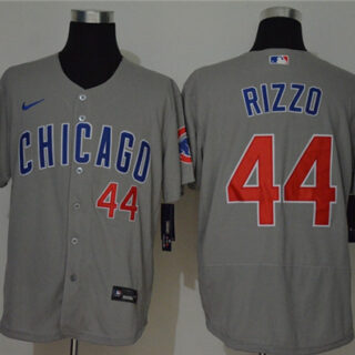Cubs 44 Anthony Rizzo Gray 2020 Nike Flexbase Jersey