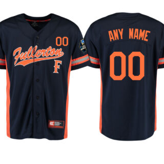 Custom Cal State Fullerton Titans College Baseball Jersey