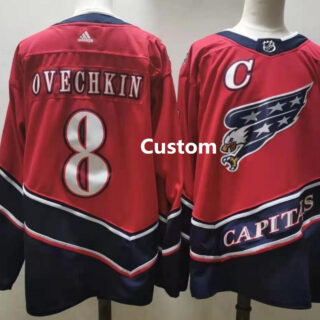 Custom Capitals Red 2020-21 Reverse Retro Adidas Jersey_1