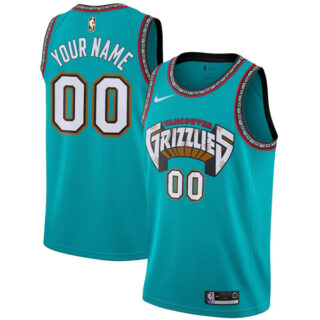 Custom Men's Nike Memphis Grizzlies Hardwood Classics Swingman Jersey
