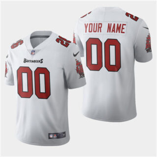 Custom Men's Tampa Bay Buccaneers 2020 Vapor Limited White Jersey