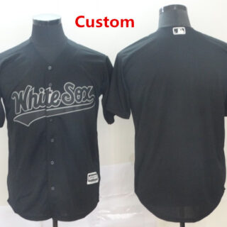 Custom White Sox Black 2019 Players' Weekend Jersey