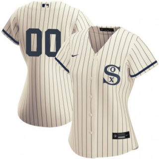 Custom Women's Chicago White Sox Field of Dreams Cream Jersey