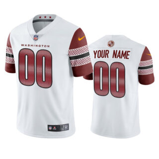 Custom women Washington Commanders Customized White Vapor Untouchable Stitched Jersey