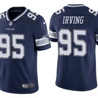 Dallas Cowboys #95 David Irving Vapor Untouchable Limited Navy Jersey