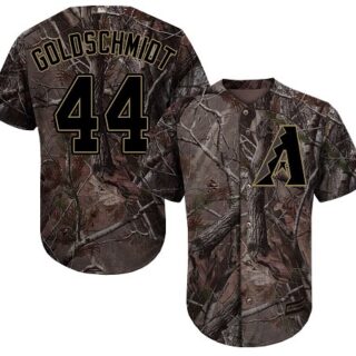 Diamondbacks #44 Paul Goldschmidt Camo Realtree Collection Cool Base Stitched Youth Baseball Jersey