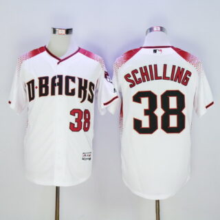 Diamondbacks 38 Curt Schilling White Flexbase Jersey