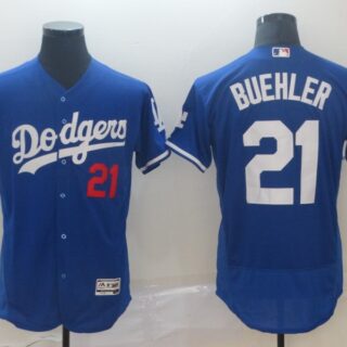 Dodgers 21 Walker Buehler Royal Flexbase Jersey