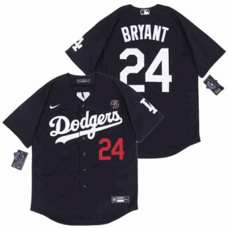 Dodgers 24 Kobe Bryant Black 2020 Nike KB Cool Base Jersey