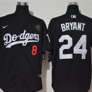 Dodgers 24 Kobe Bryant Black 2020 Nike KB Cool Base Jersey
