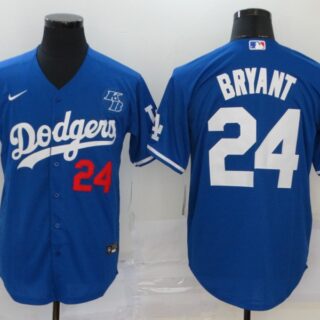 Dodgers 24 Kobe Bryant Royal 2020 Nike KB Cool Base Jersey