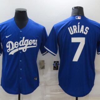 Dodgers 7 Julio Urias Royal 2020 Nike Cool Base Jersey