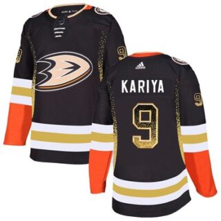 Ducks 9 Paul Kariya Black Drift Fashion Adidas Jersey