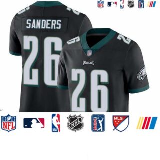 Eagles #26 Miles Sanders Black Alternate Youth Stitched Football Vapor Untouchable Limited Jersey