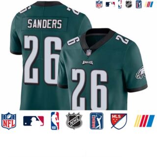 Eagles #26 Miles Sanders Midnight Green Team Color Men's Stitched Football Vapor Untouchable Limited Jersey