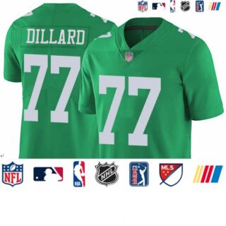 Eagles #77 Andre Dillard Green Youth Stitched Football Limited Rush Jersey