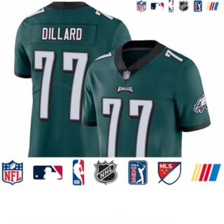 Eagles #77 Andre Dillard Midnight Green Team Color Men's Stitched Football Vapor Untouchable Limited Jersey