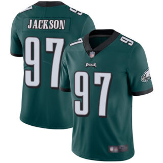 Eagles #97 Malik Jackson Midnight Green Team Color Men's Stitched Football Vapor Untouchable Limited Jersey