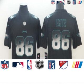 Eagles 86 Zach Ertz Black Arch Smoke Vapor Untouchable Limited Jersey