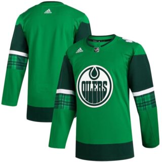 Men's Edmonton Oilers 2023 St. Patrick's Day Primegreen Authentic Jersey - Kelly Green