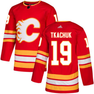 Flames #19 Matthew Tkachuk Red Alternate Authentic Stitched Hockey Jersey