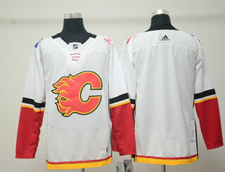 Flames Blank White Adidas Jersey