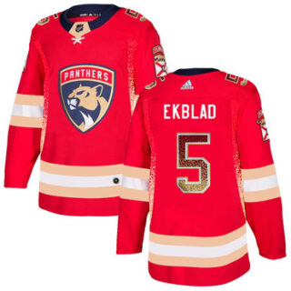 Florida Panthers 5 Aaron Ekblad Red Drift Fashion Adidas Jersey