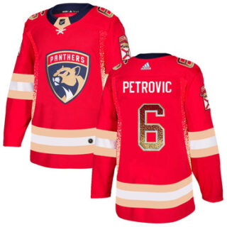 Florida Panthers 6 Alexander Petrovic Red Drift Fashion Adidas Jersey