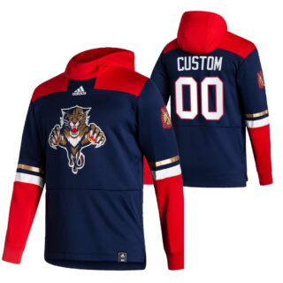 Florida Panthers Custom Adidas Reverse Retro Pullover Hoodie Navy