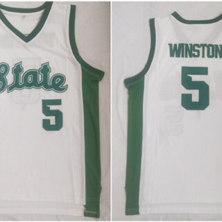 Florida State Seminoles 5 Jameis Winston White College Jersey